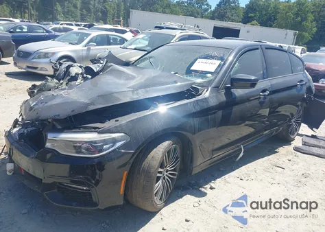 2017 BMW 540I из США, поврежденный, VIN WBAJE5C33HG477868